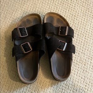 Brown Birkenstocks
